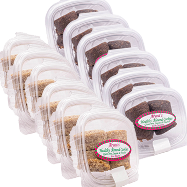 Healthy Almond Cookies Variety Pack 12-Pack