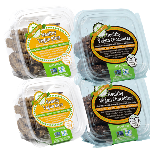 Healthy Vegan Bites Bundle 4-Pack